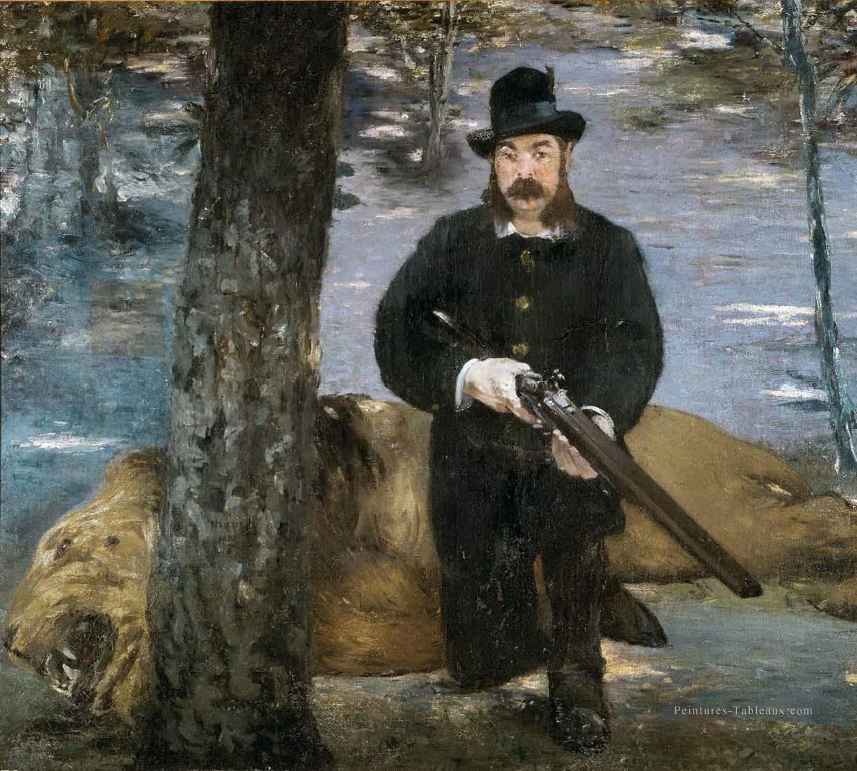 Pertuiset Lion Hunter Édouard Manet Peintures à l'huile